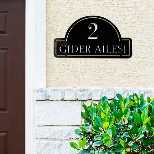 Kapı İsimliği Numaralı Apartman Ofis Hotel Kişiye özel