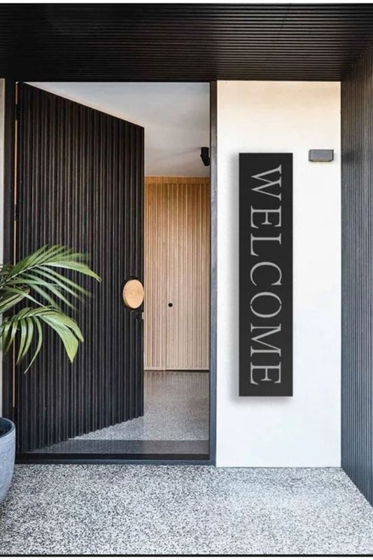 Welcome Hoşgeldin Duvar Yazısı  Pano Tablosu 90x20 cm