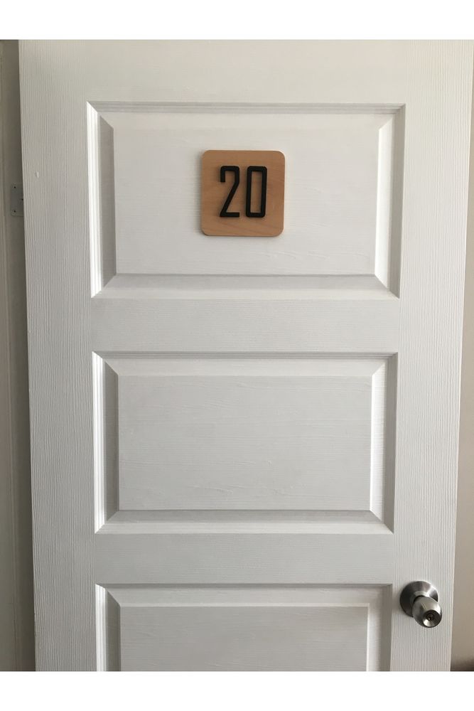 Ahşap Bina Daire Ev Hotel Ofis Kapı Numarası