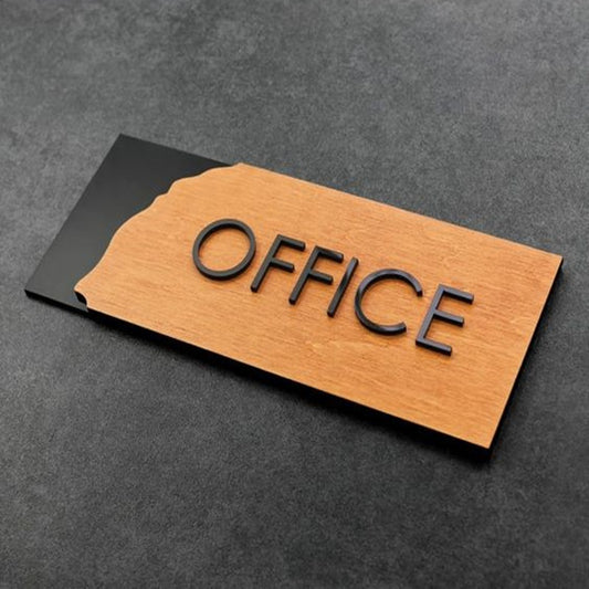Office İşyeri Kapı Duvar  Tabelası
