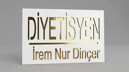 Kişiye Özel Gold Kapı Numarası | Dış Cepheye Uygun