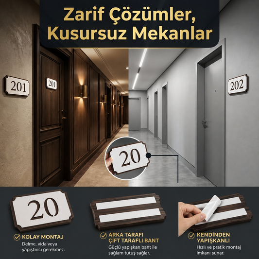 Kişiye Özel Hotel Daire Kapı Numarası