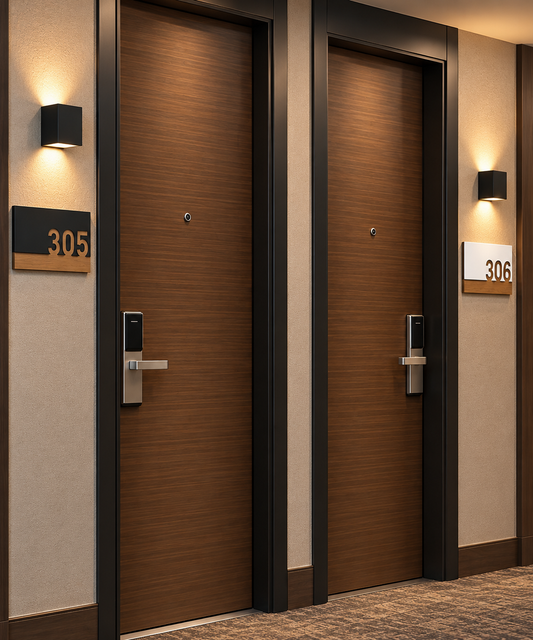 Hotel Numaraları Ev Daire Villa Kapı Numarası Ahşap